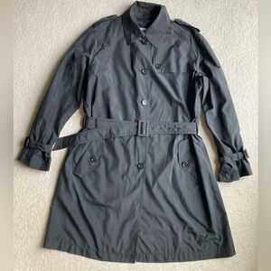 allegri packable silk trench jacket